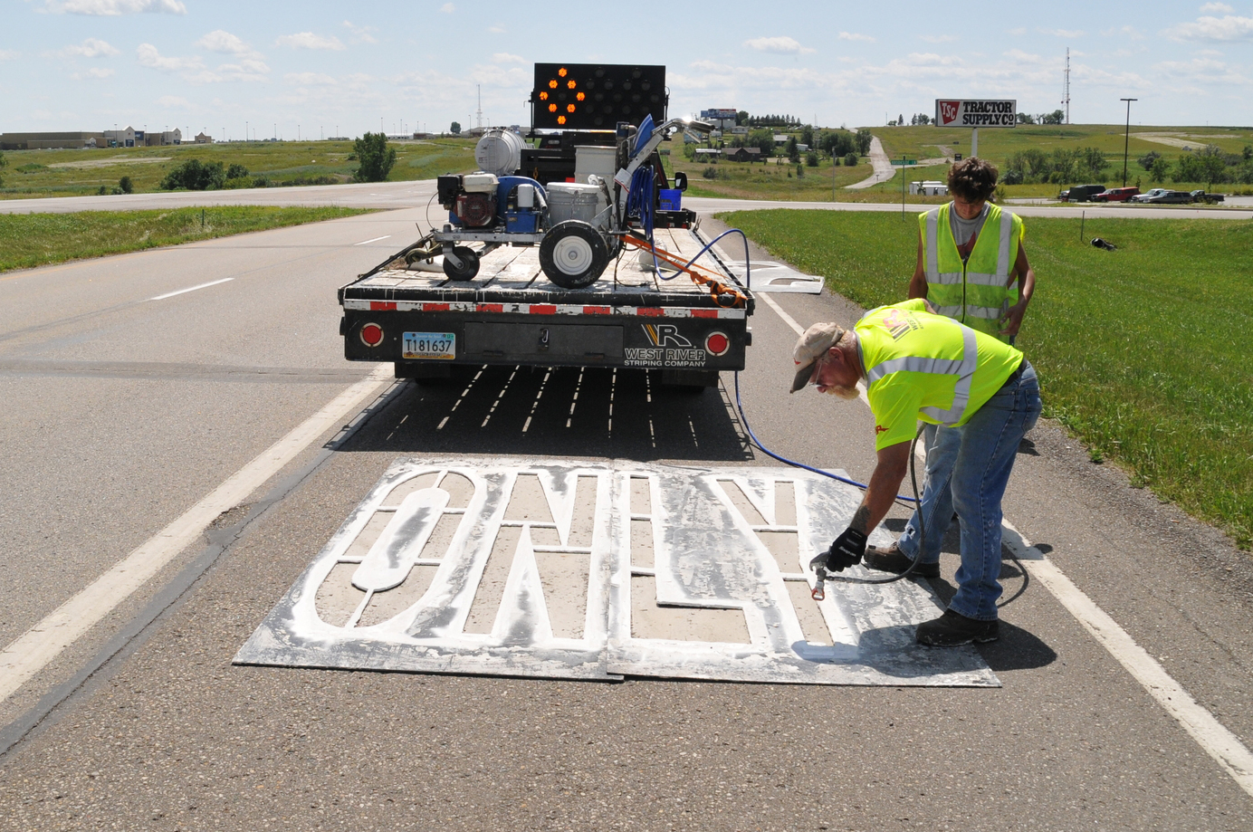 Water Based Pavement Marking Paint NDDOT